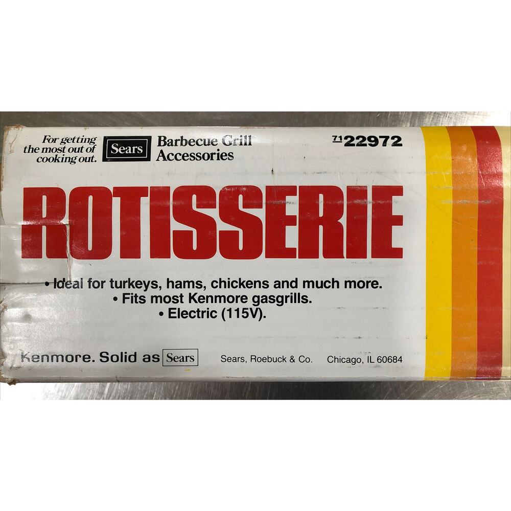 Kenmore Rotisserie #22972 in Original Box
